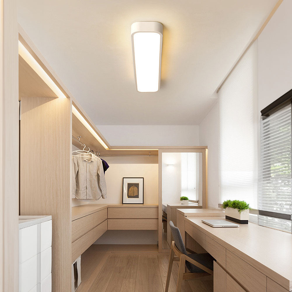 LED Flush Mount Ceiling Light Fixture – Modern Linear Ceiling Light