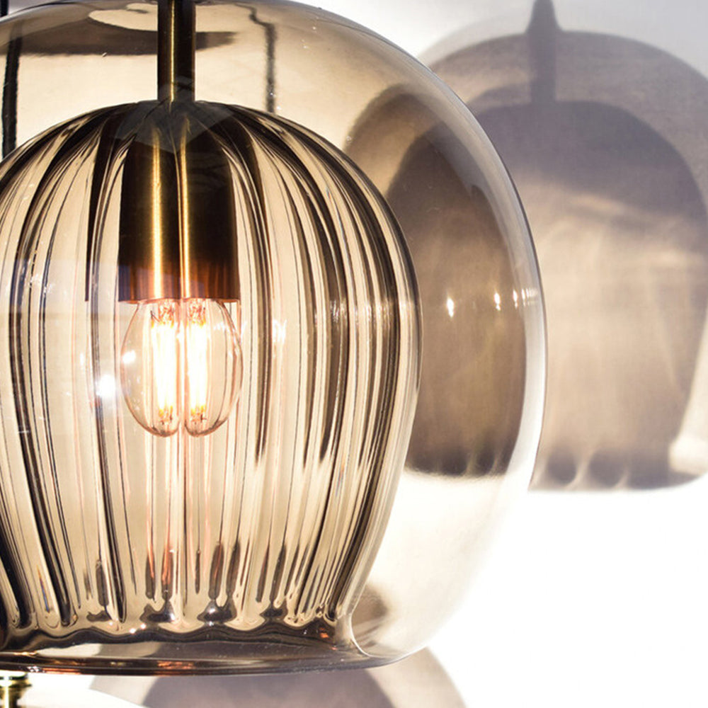 Glass Pendant Light Fixture – Modern Globe Ceiling Light