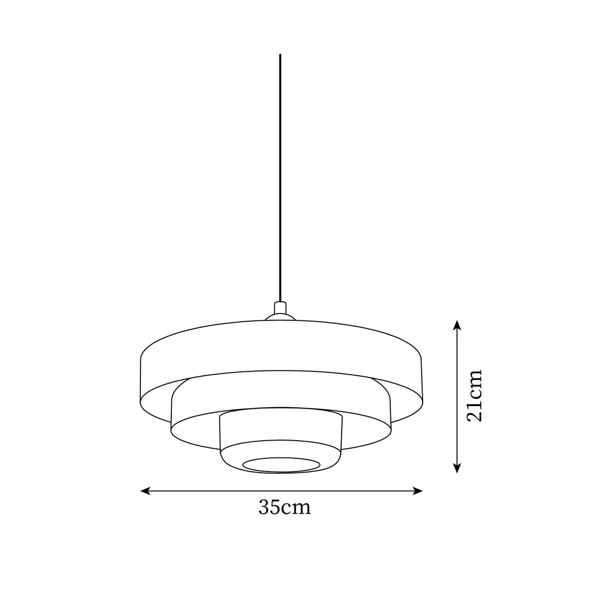 Pendant Light Fixture – Mid-Century Modern Bauhaus Pendant Light