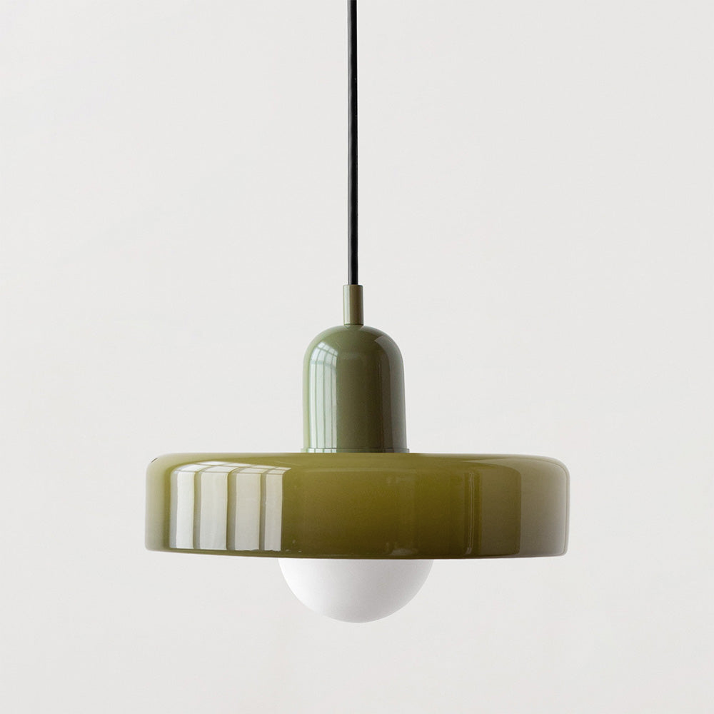 Glass Pendant Light Fixture – Modern Bauhaus Pendant Light