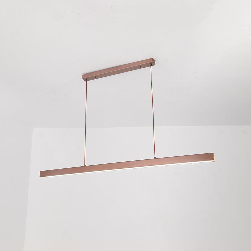 LED Pendant Light Fixture – Modern Linear Kitchen Island Ceiling Light