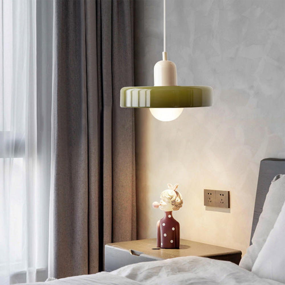 Glass Pendant Light Fixture – Modern Bauhaus Pendant Light