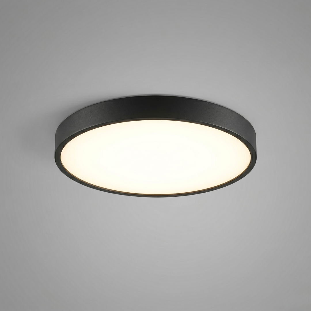 LED Flush Mount Ceiling Light Fixture – Modern Round Ceiling Light