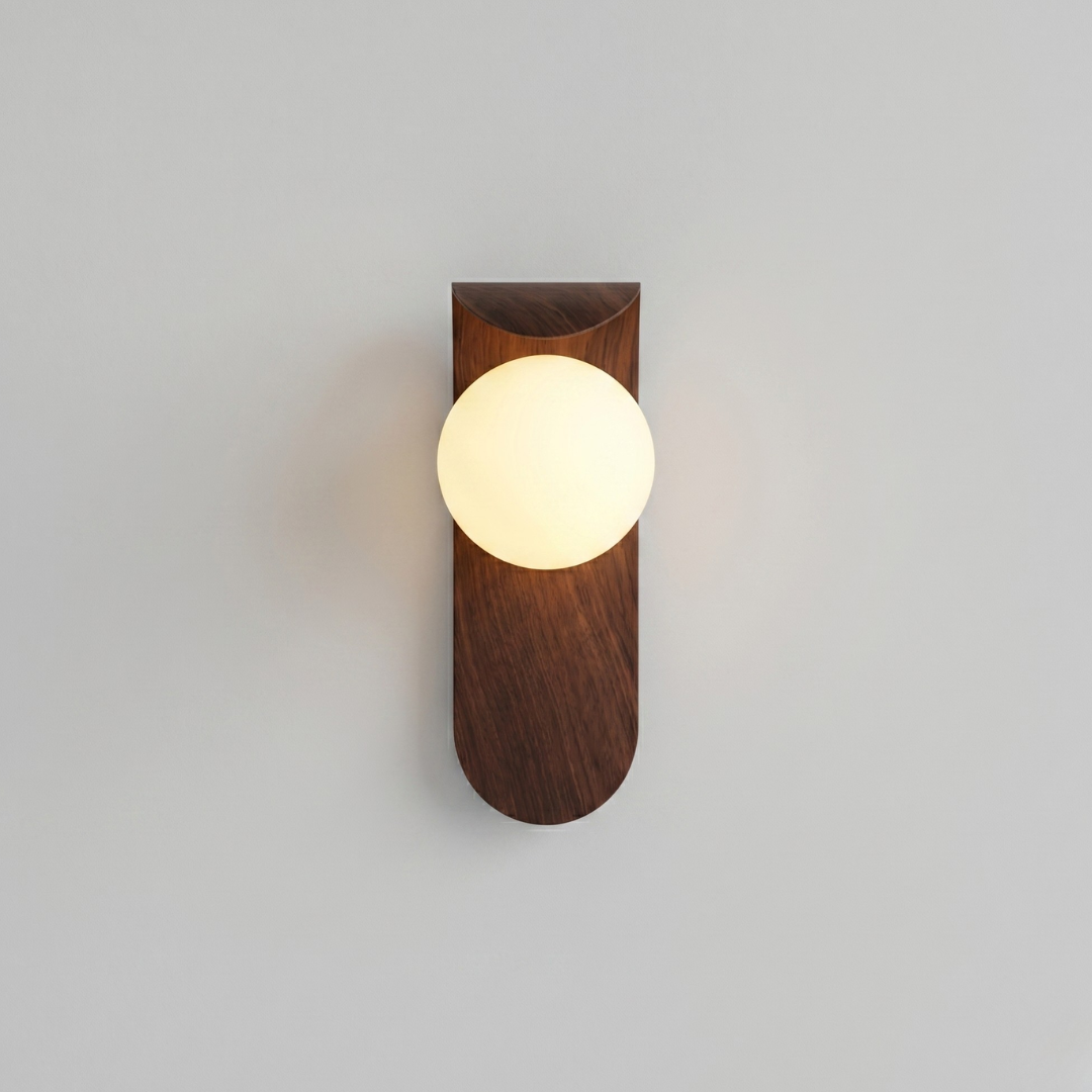 LED Wall Sconce Light Fixture – Modern Marble-Effect Linear Wall Light