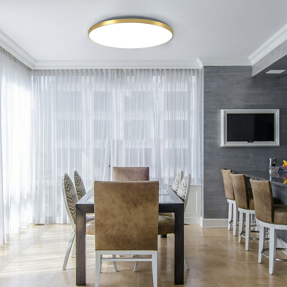 LED Flush Mount Ceiling Light Fixture – Modern Round Ceiling Light