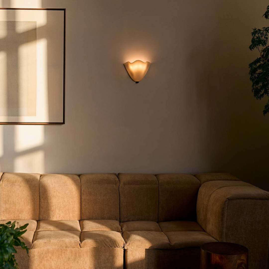Stained Glass Wall Sconce Light Fixture – Retro Art Deco LED Wall Light