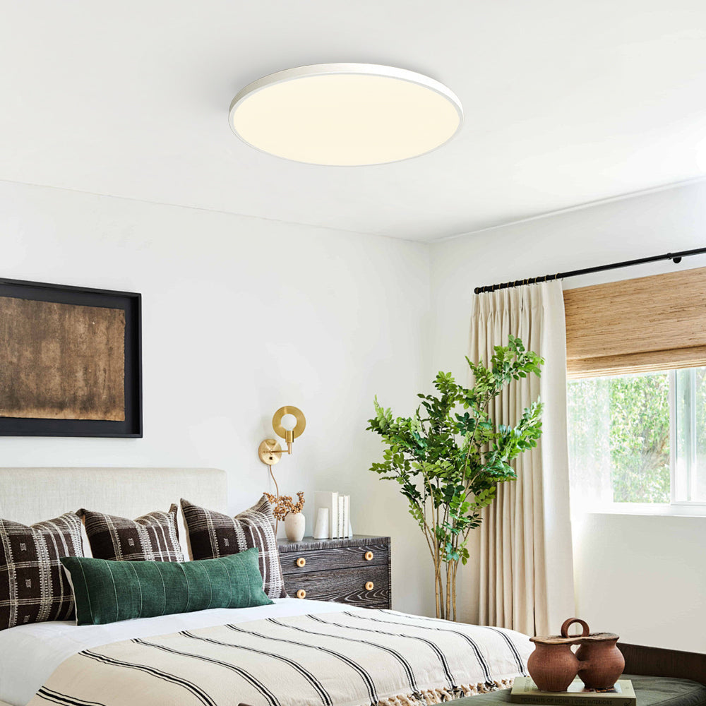 LED Flush Mount Ceiling Light Fixture – Modern Round Ceiling Light