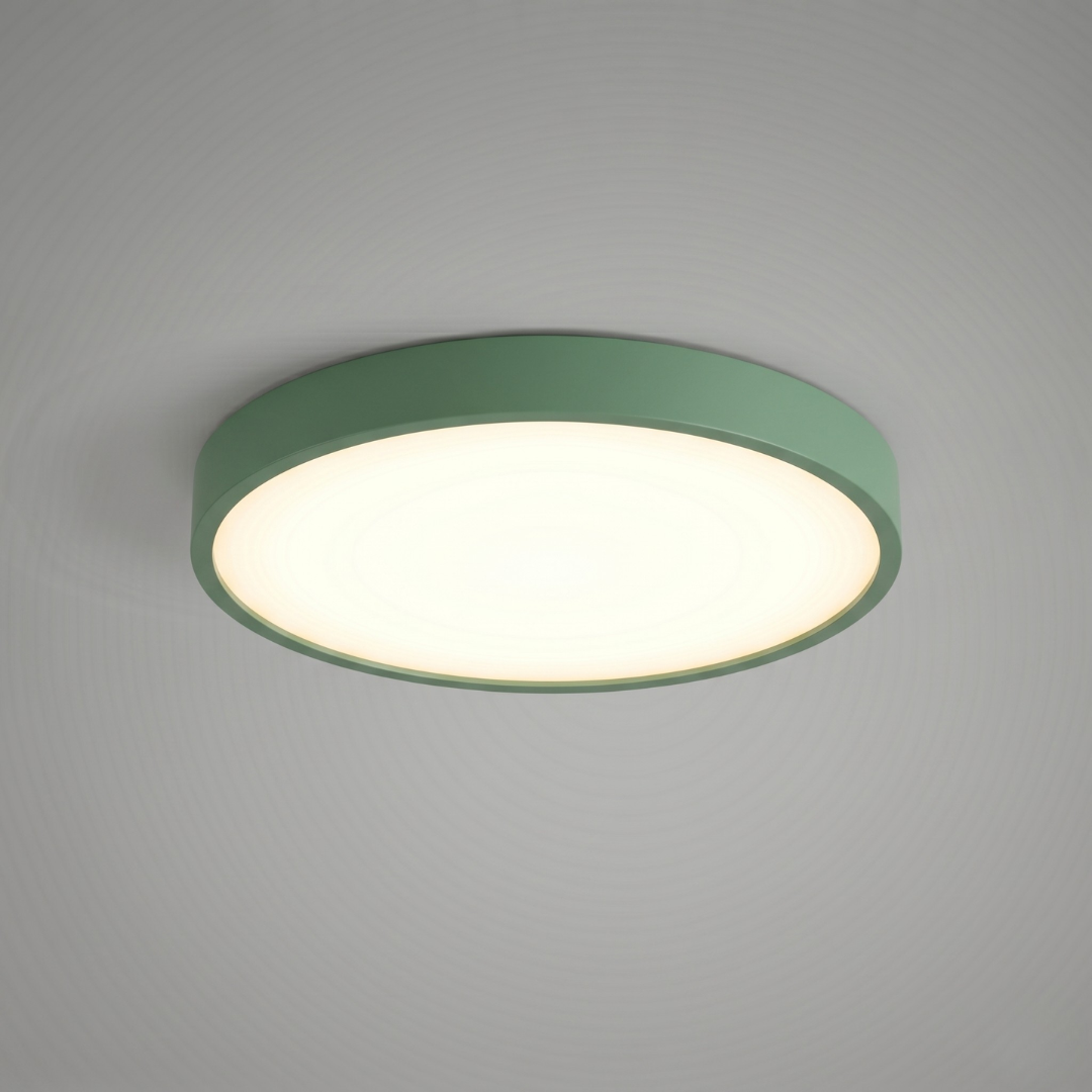 LED Flush Mount Ceiling Light Fixture – Modern Round Ceiling Light