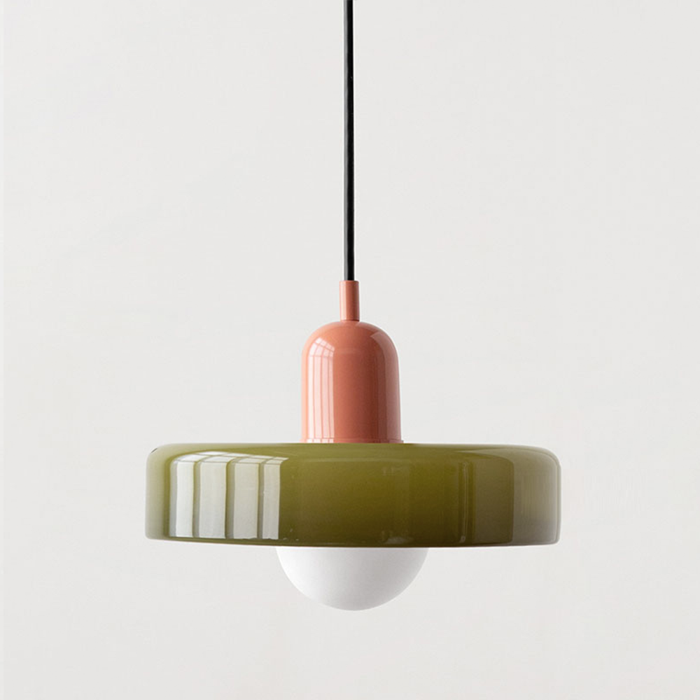 Glass Pendant Light Fixture – Modern Bauhaus Pendant Light