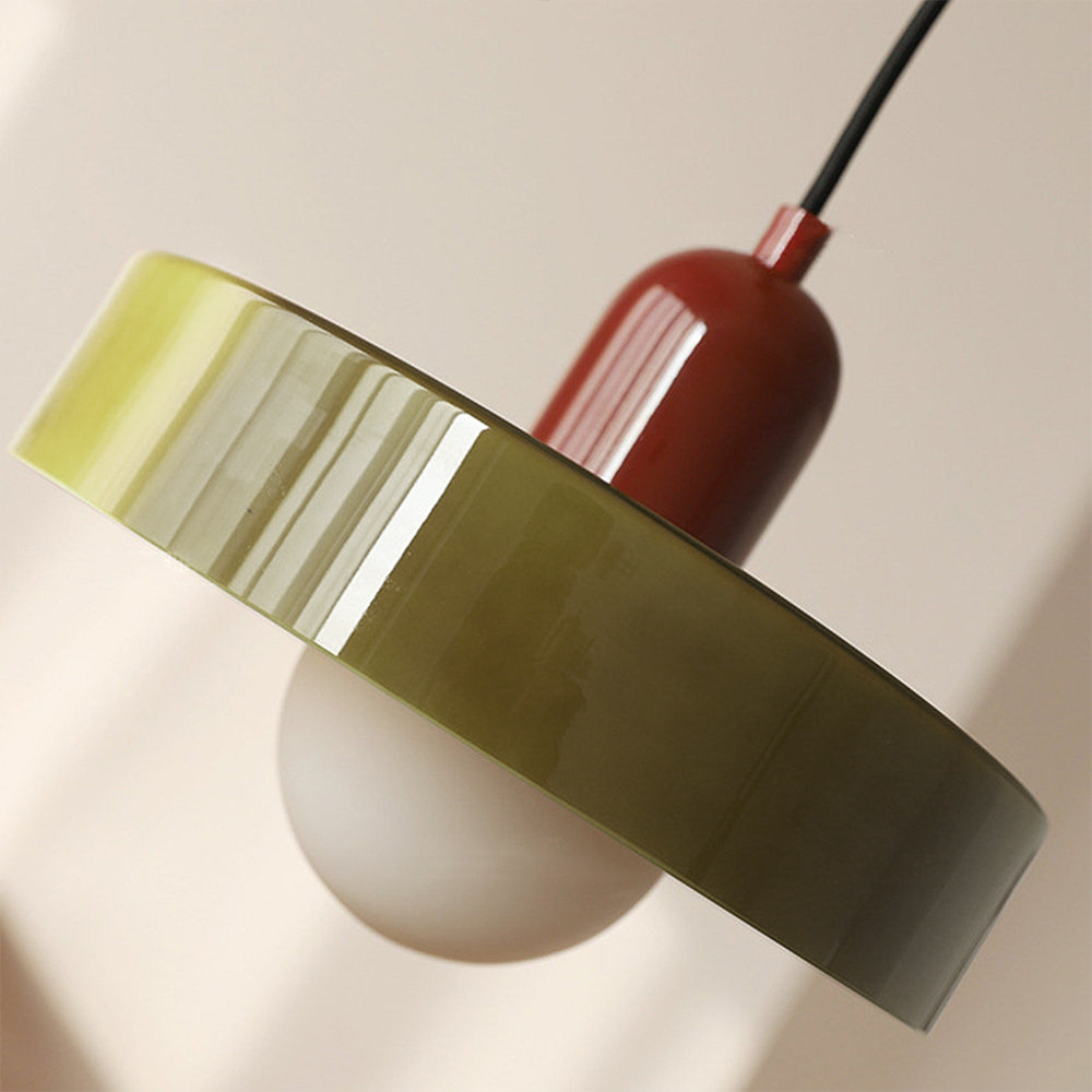 Glass Pendant Light Fixture – Modern Bauhaus Pendant Light