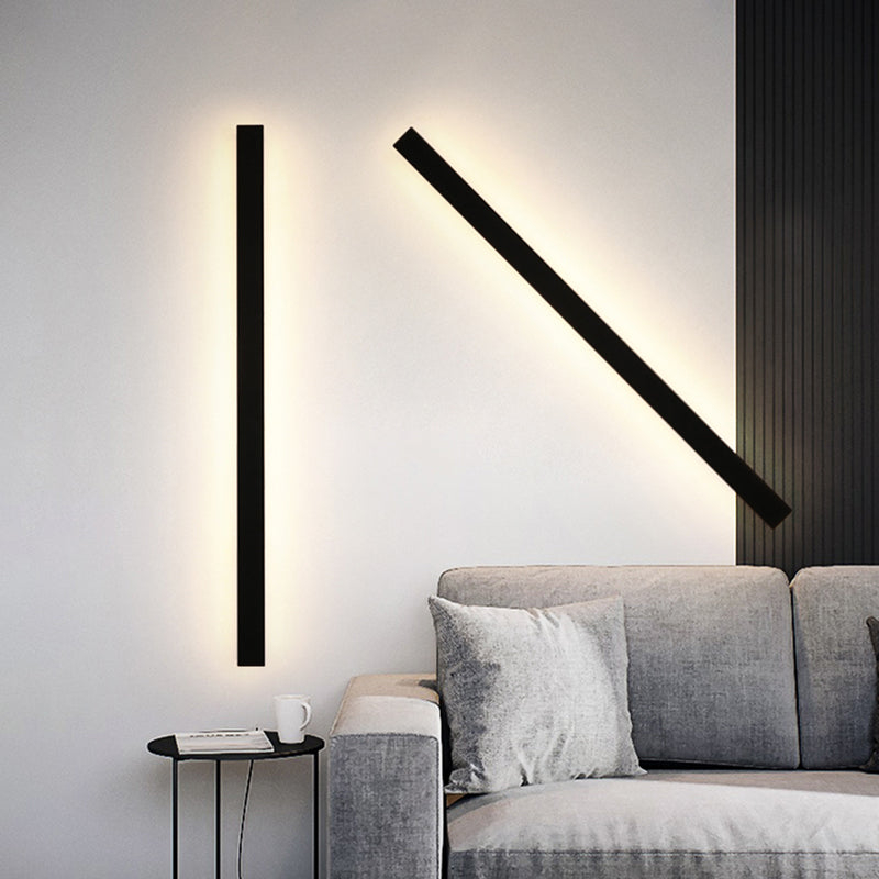 LED Outdoor Wall Light Fixture – Modern Waterproof Linear Exterior Wall Light