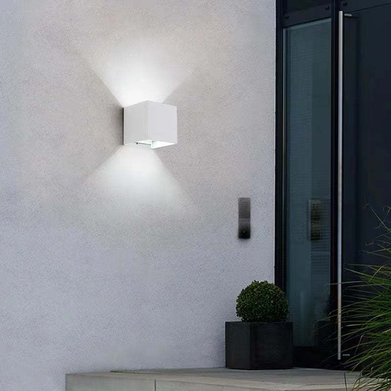 Outdoor Up Down Wall Light | Adjustable LED Waterproof Wall Sconce