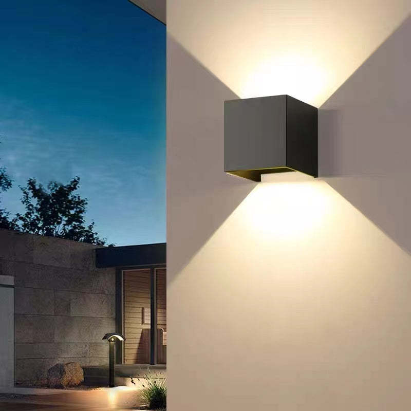 Outdoor Up Down Wall Light | Adjustable LED Waterproof Wall Sconce