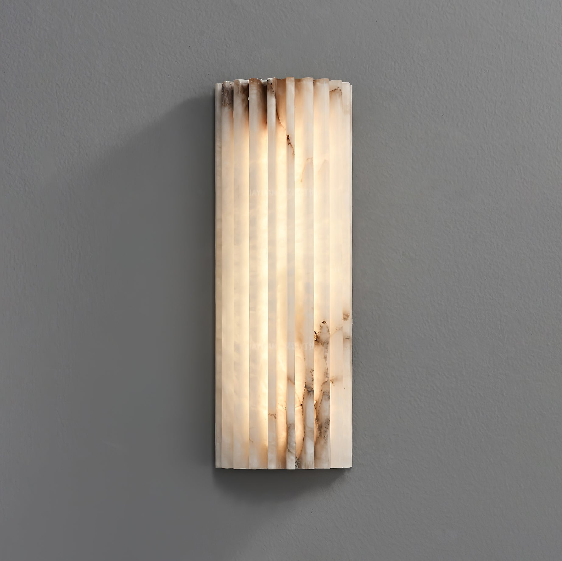 Alabaster Wall Sconce Light Fixture – Modern LED Wall Light