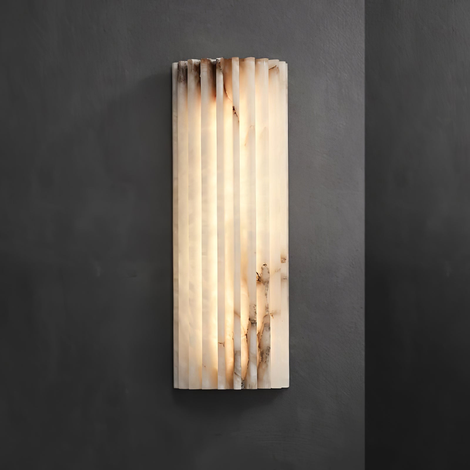 Alabaster Wall Sconce Light Fixture – Modern LED Wall Light