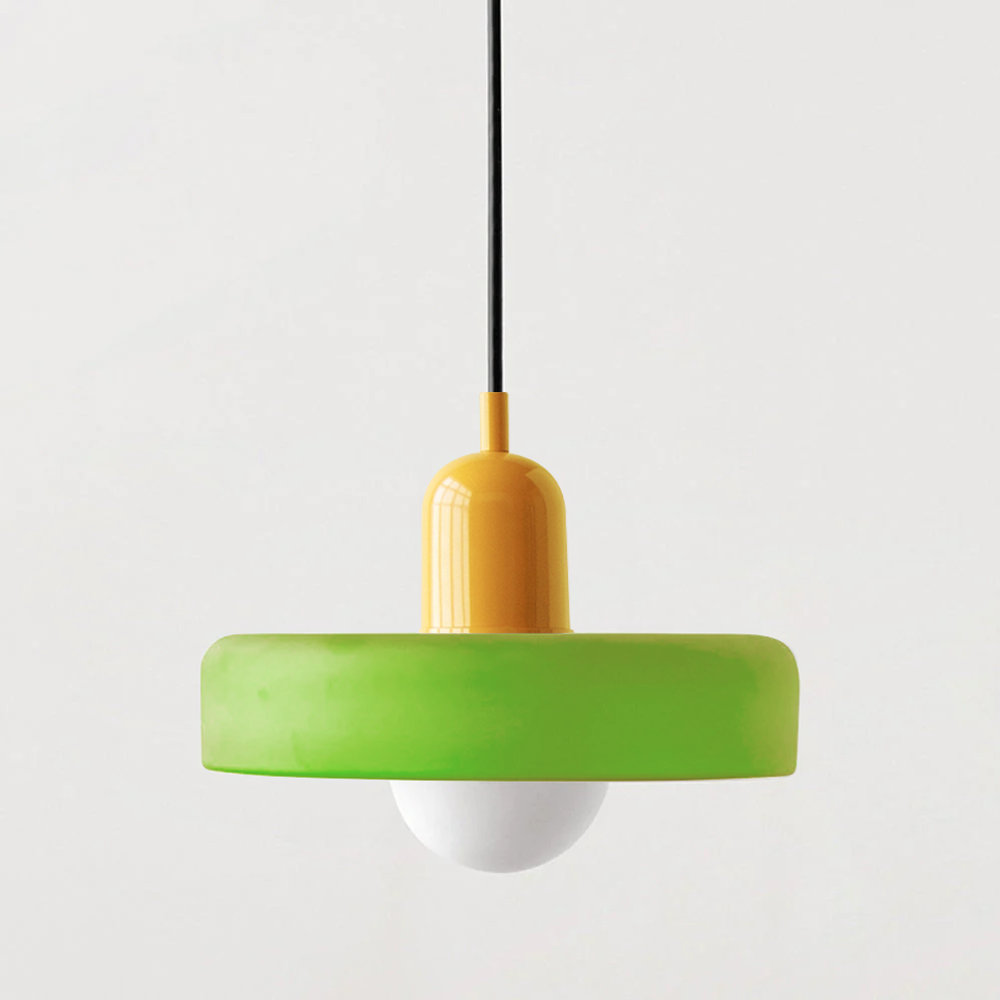 Glass Pendant Light Fixture – Modern Bauhaus Pendant Light