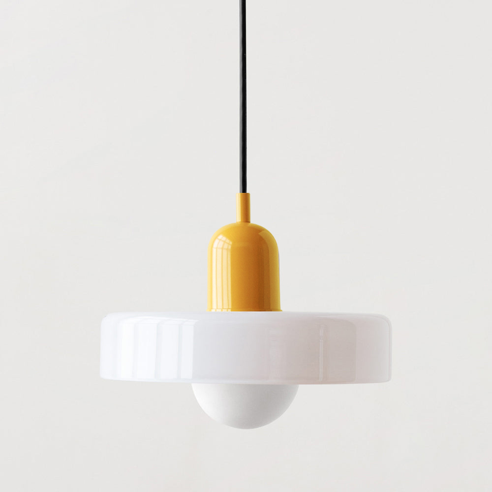 Glass Pendant Light Fixture – Modern Bauhaus Pendant Light