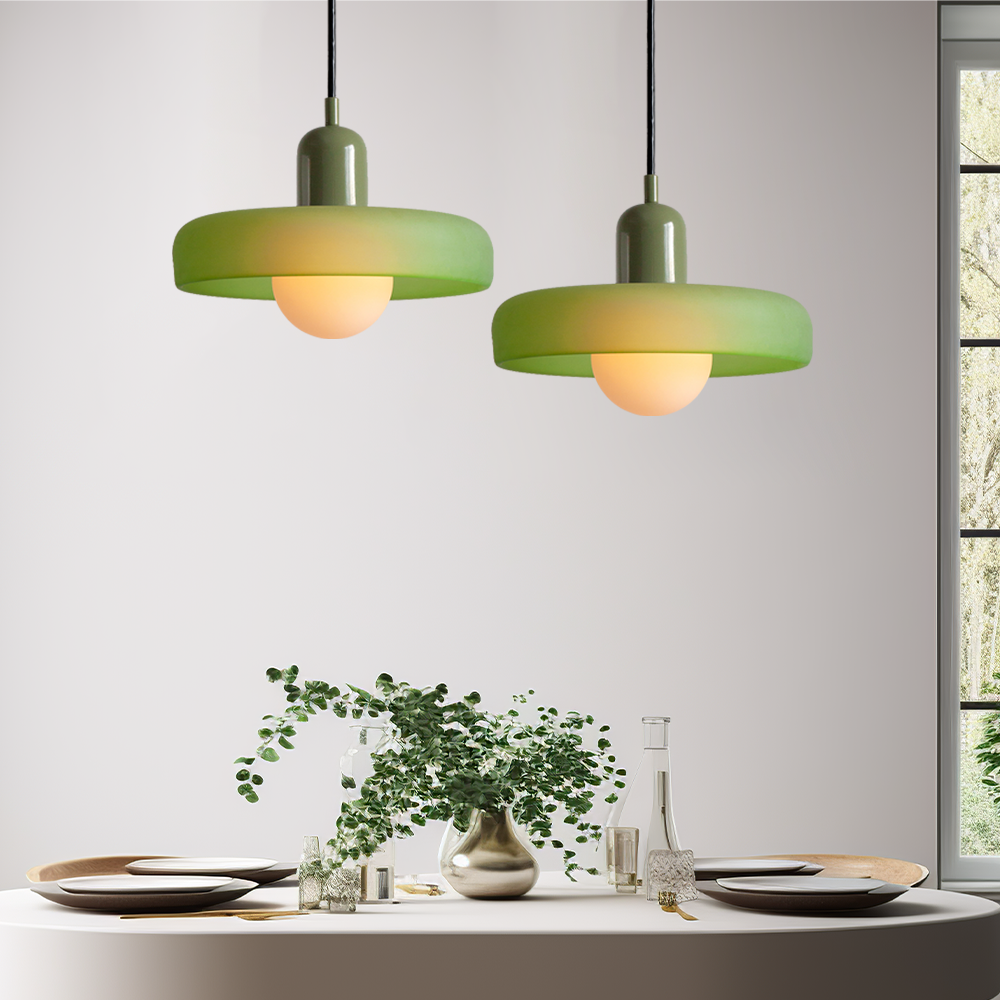 Glass Pendant Light Fixture – Modern Bauhaus Pendant Light