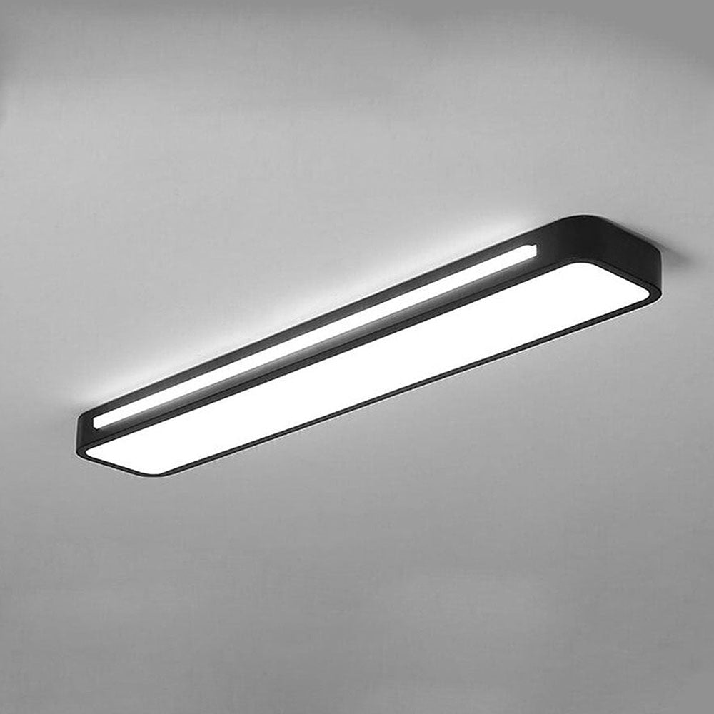 LED Flush Mount Ceiling Light Fixture – Modern Linear Ceiling Light