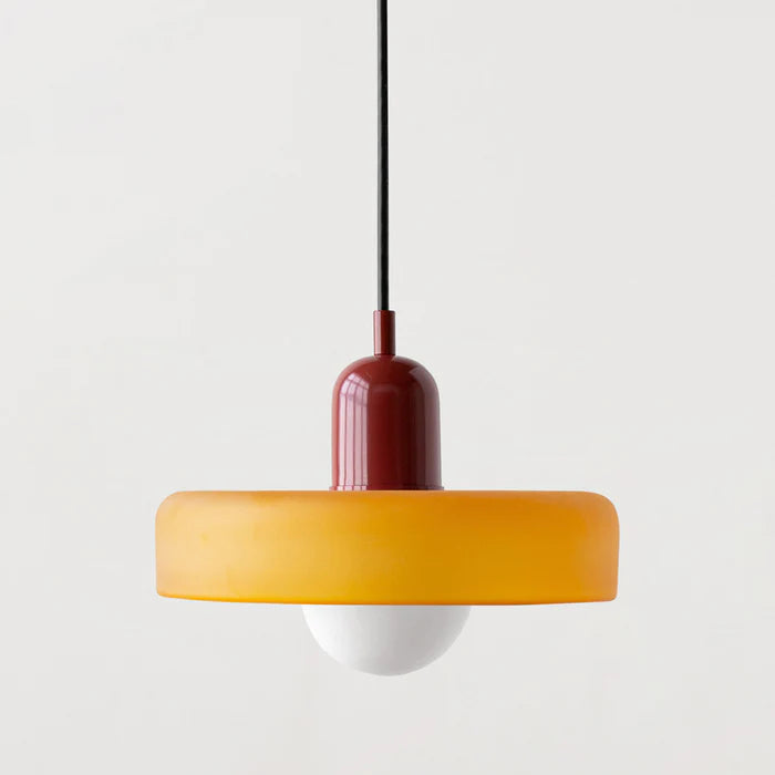 Glass Pendant Light Fixture – Modern Bauhaus Pendant Light