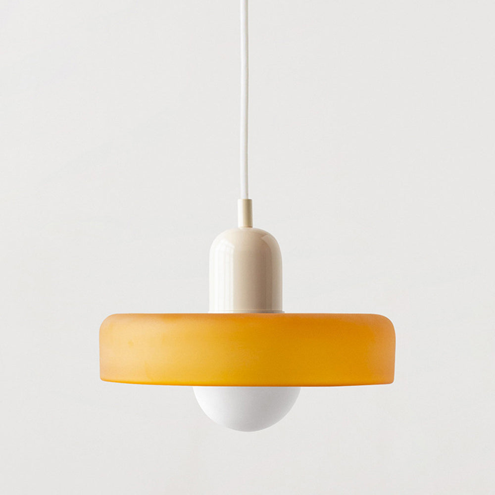 Glass Pendant Light Fixture – Modern Bauhaus Pendant Light