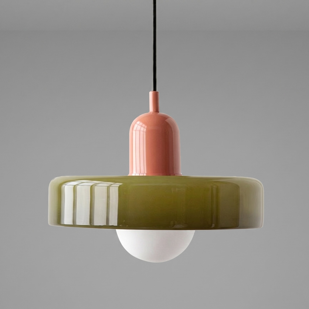 Glass Pendant Light Fixture – Modern Bauhaus Pendant Light