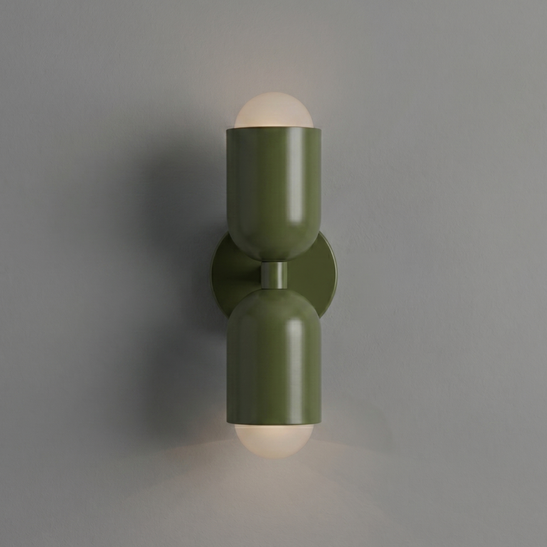 LED Wall Sconce Light Fixture – Modern Up and Down Cylinder Wall Light