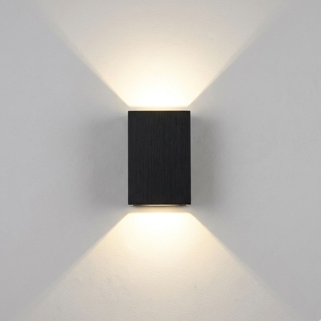 LED Wall Sconce Light Fixture – Modern 2-Light Up and Down Wall Light