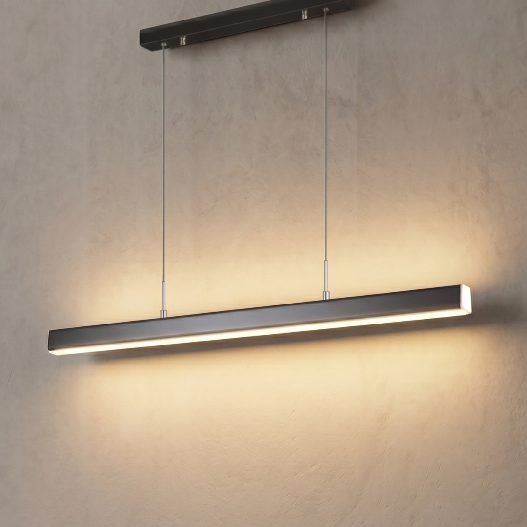 LED Pendant Light Fixture – Modern Linear Kitchen Island Ceiling Light
