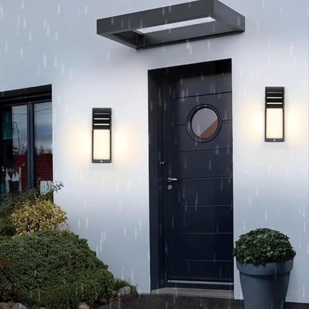 Outdoor Wall Light Fixture – Motion Sensor Waterproof LED Wall Lantern