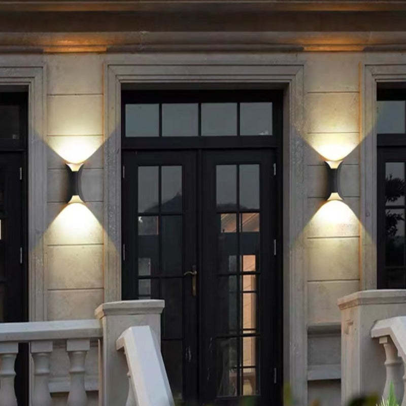 Outdoor Wall Light Fixture – Waterproof LED Up and Down Exterior Wall Sconce