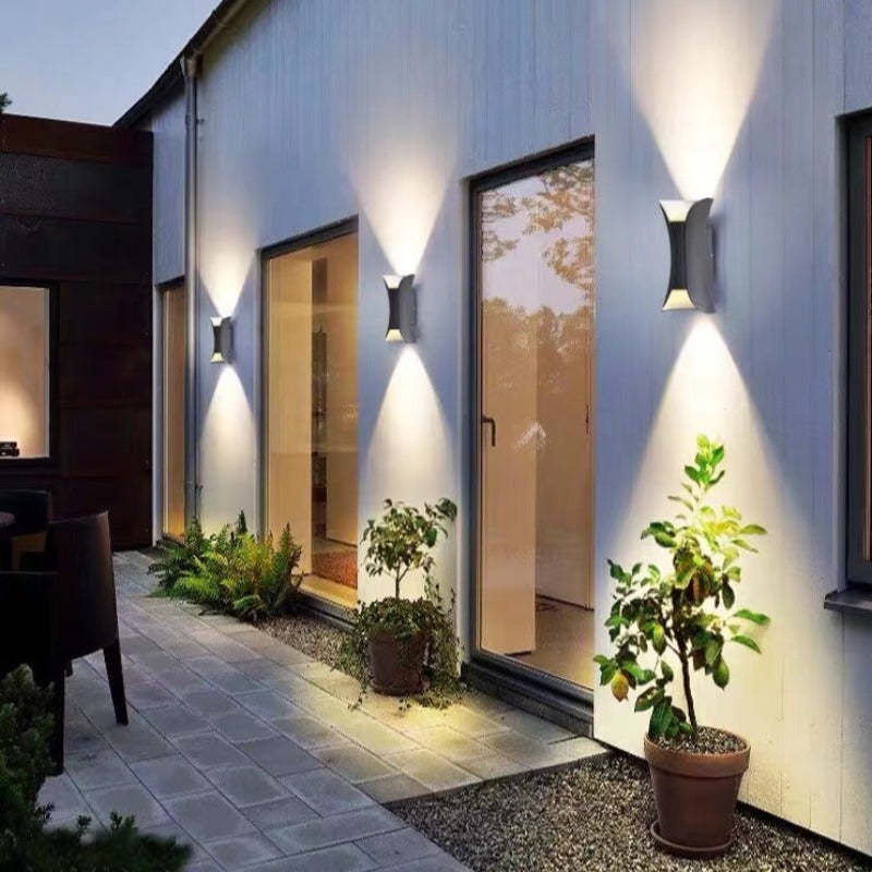 Outdoor Wall Light Fixture – Waterproof LED Up and Down Exterior Wall Sconce