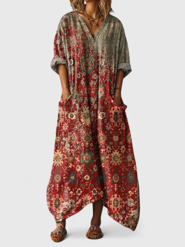 Boho Maxi Dress – Relaxed Daytime Look