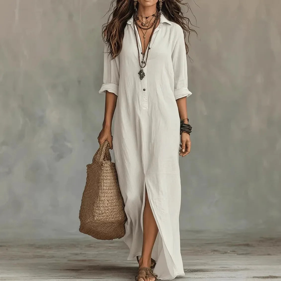 Collared Dress – Relaxed Holiday Look