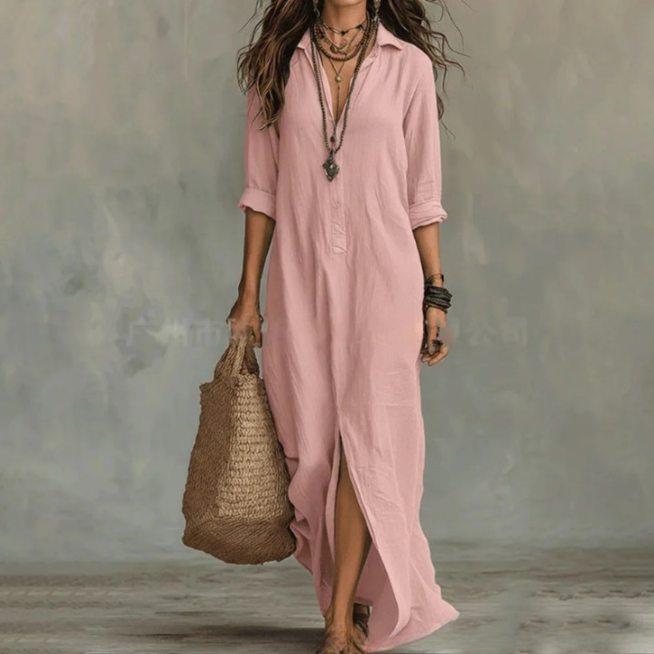 Collared Dress – Relaxed Holiday Look