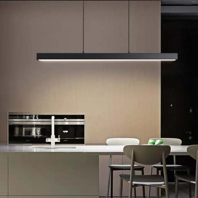 LED Pendant Light Fixture – Modern Linear Kitchen Island Ceiling Light