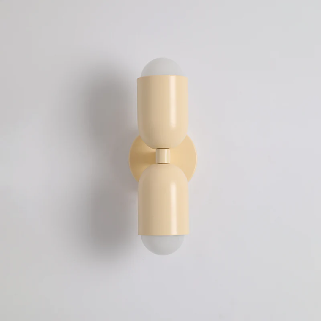 LED Wall Sconce Light Fixture – Modern Up and Down Cylinder Wall Light