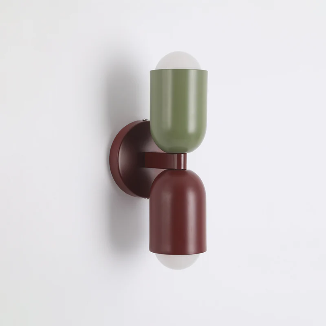 LED Wall Sconce Light Fixture – Modern Up and Down Cylinder Wall Light