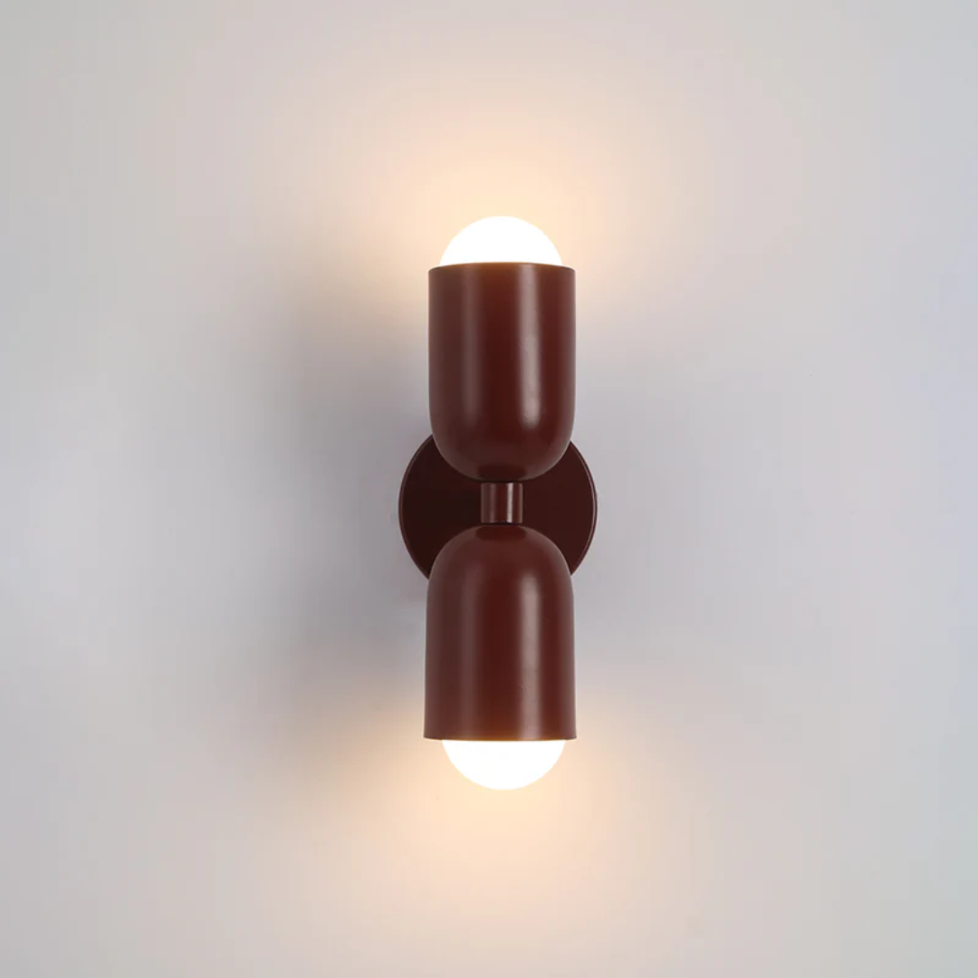 LED Wall Sconce Light Fixture – Modern Up and Down Cylinder Wall Light