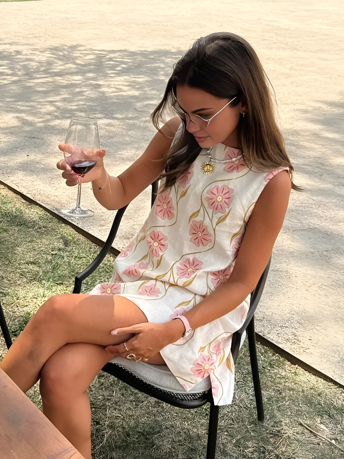 Floral A-Line Dress – Relaxed Daytime Look