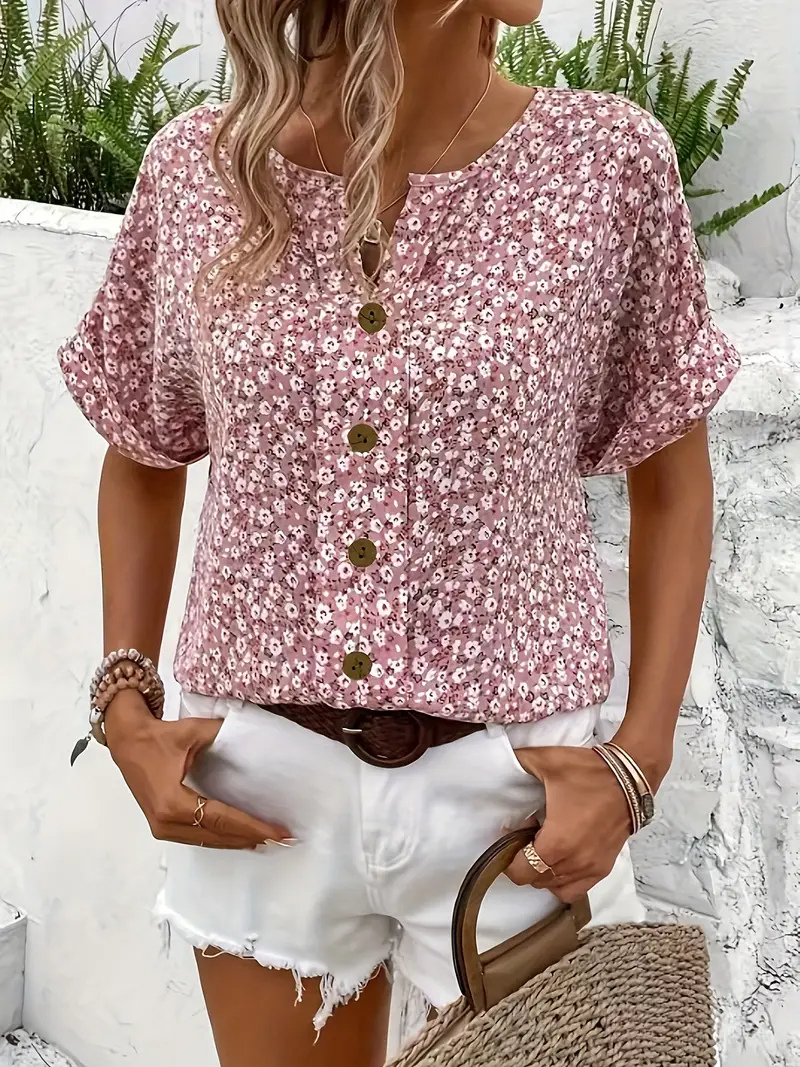 Floral Blouse – Easy Summer Style
