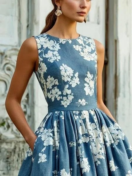 Floral Midi Wedding Guest Dress – Formal Wedding Guest Look