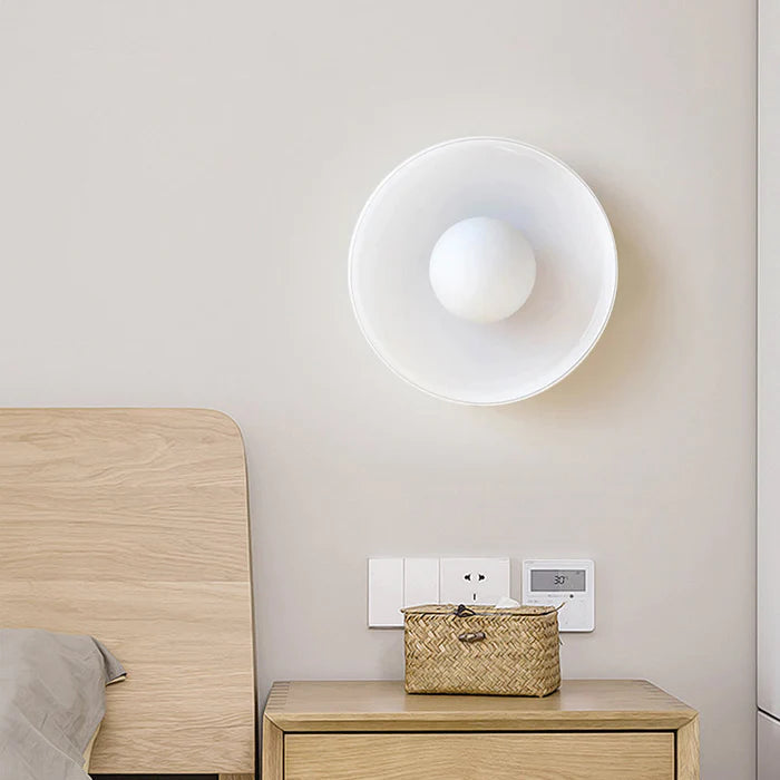 Glass Flush Mount Ceiling Light Fixture – Modern Round Ceiling Light
