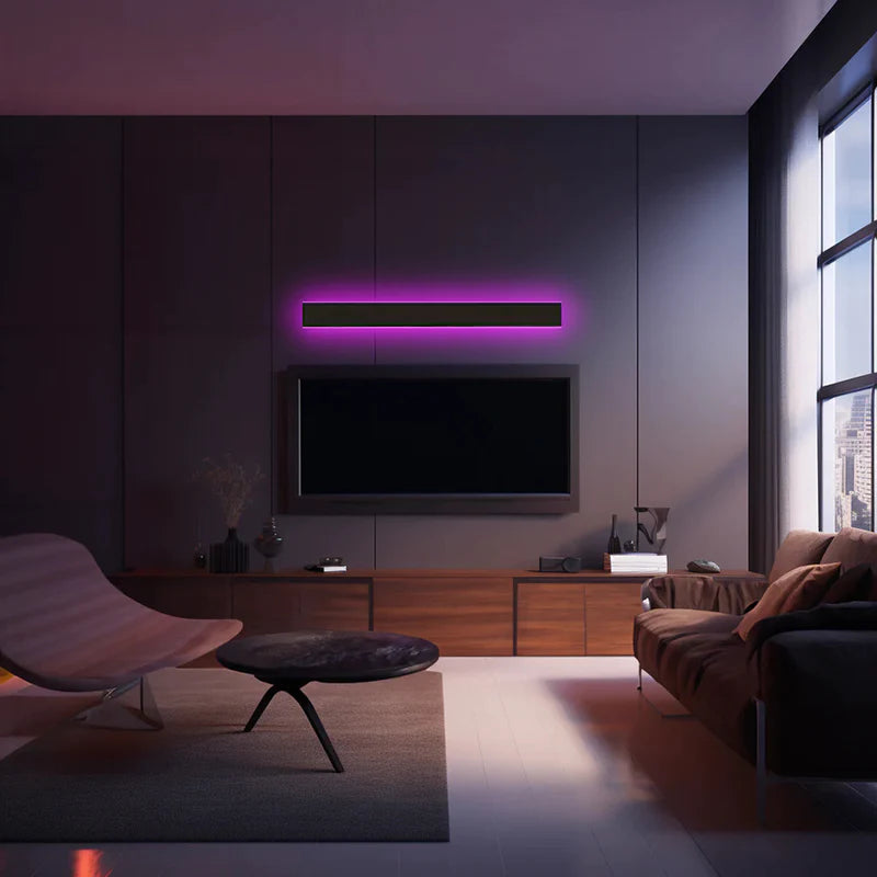 LED Outdoor Wall Light Fixture – Modern Waterproof Linear Exterior Wall Light