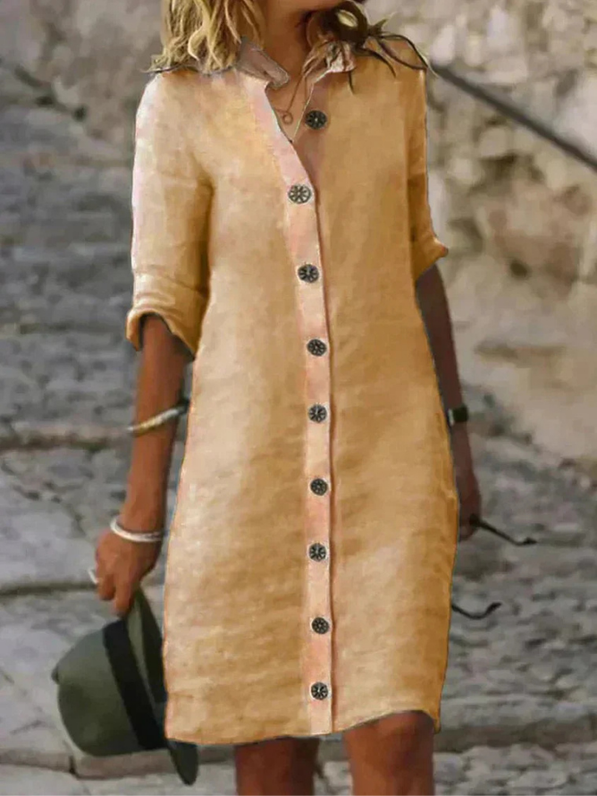 Lace Collared Dress – Polished Daytime Style