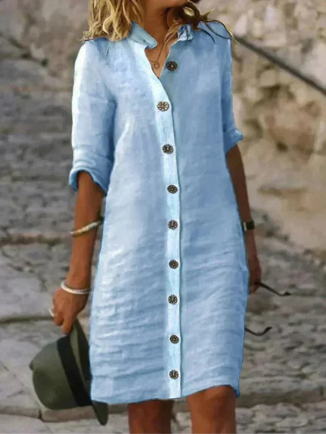 Lace Collared Dress – Polished Daytime Style