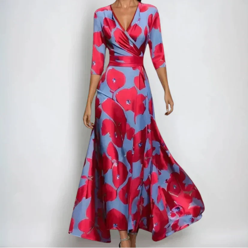 Lace Wrap Dress – Evening-Ready Elegance