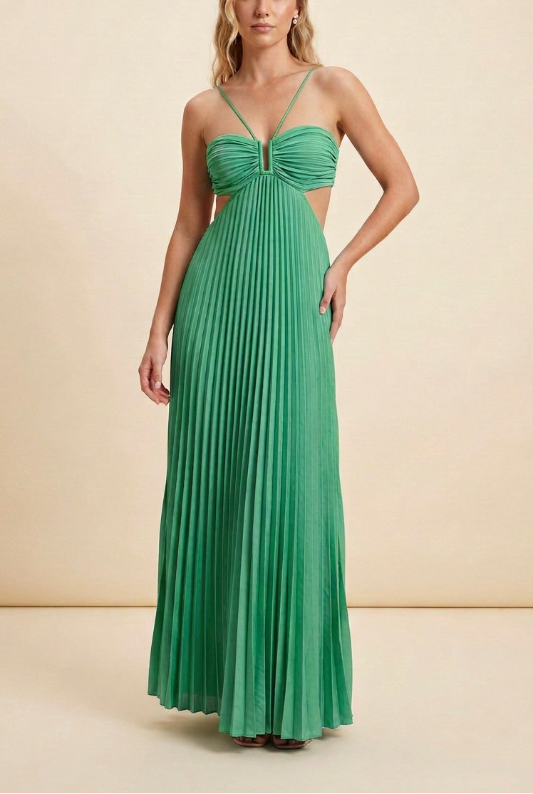 Maxi A-Line Dress – Elegant Occasion Silhouette