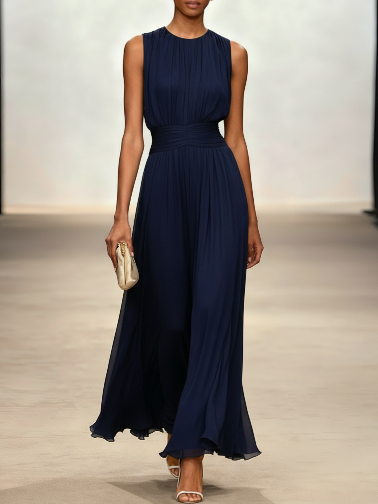 Maxi A-Line Wedding Guest Dress – Refined Occasion Look