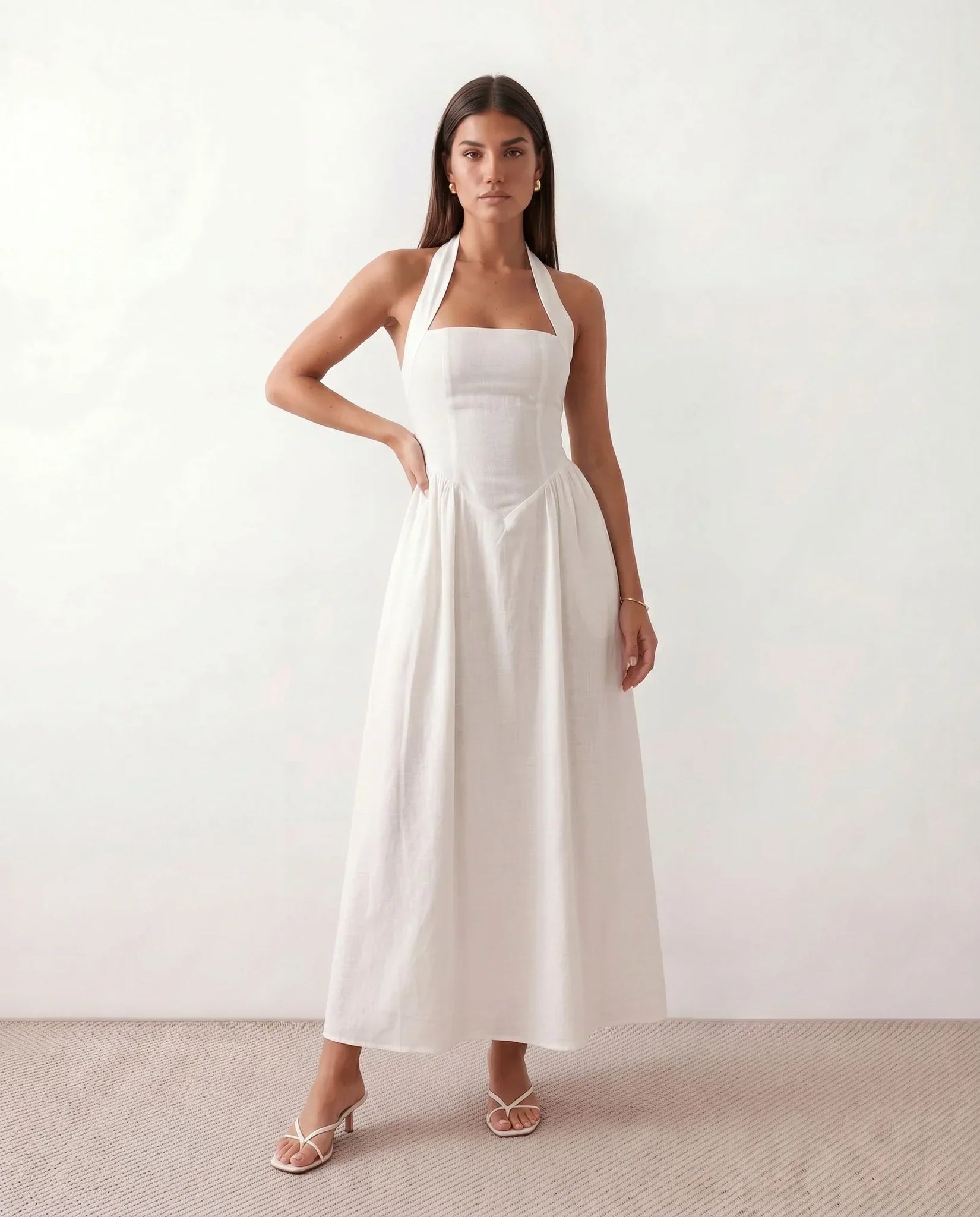 Maxi A-Line Dress – Evening-Ready Elegance